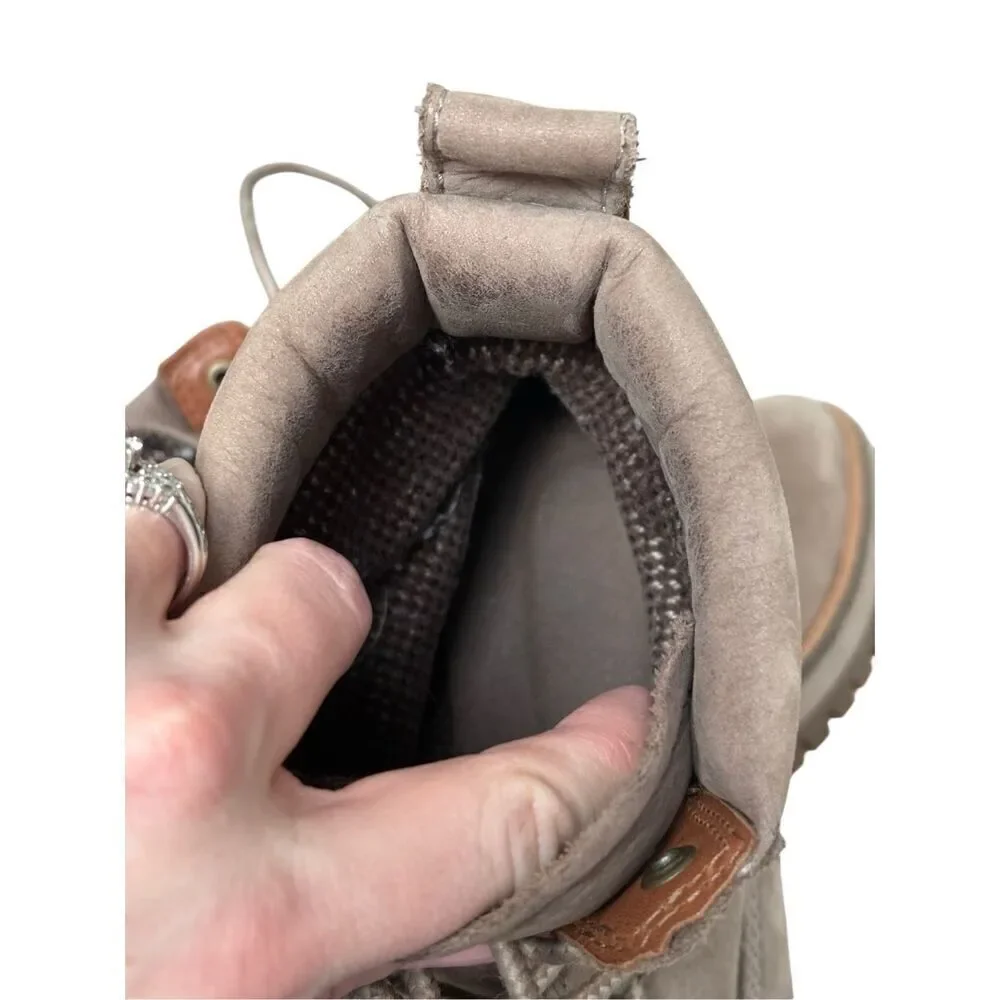 Timberland Women's‎ Courmayeur Valley Hiking Boots Taupe Nubuck Sz 9.5